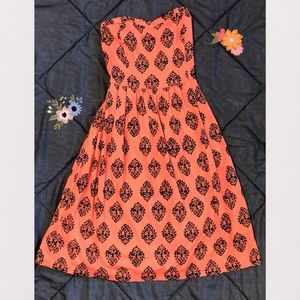 Old Navy coral juniors dress